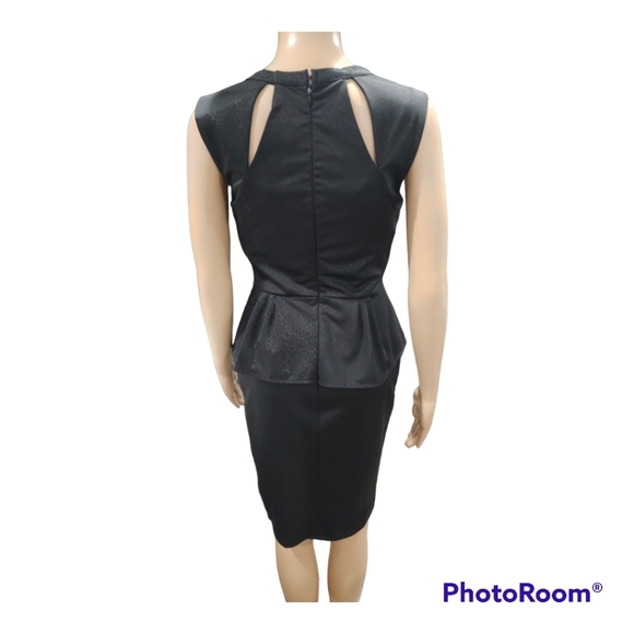 $15! Today Only! Kardashian Kollection Animal Print Peplum Dress - Picture 3 of 4